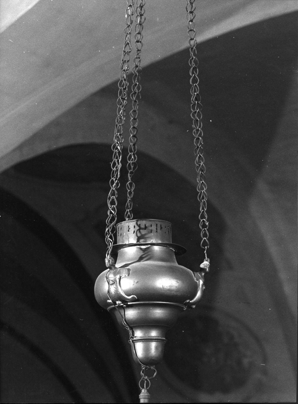 lampada pensile, opera isolata - bottega lombarda (fine sec. XVIII)