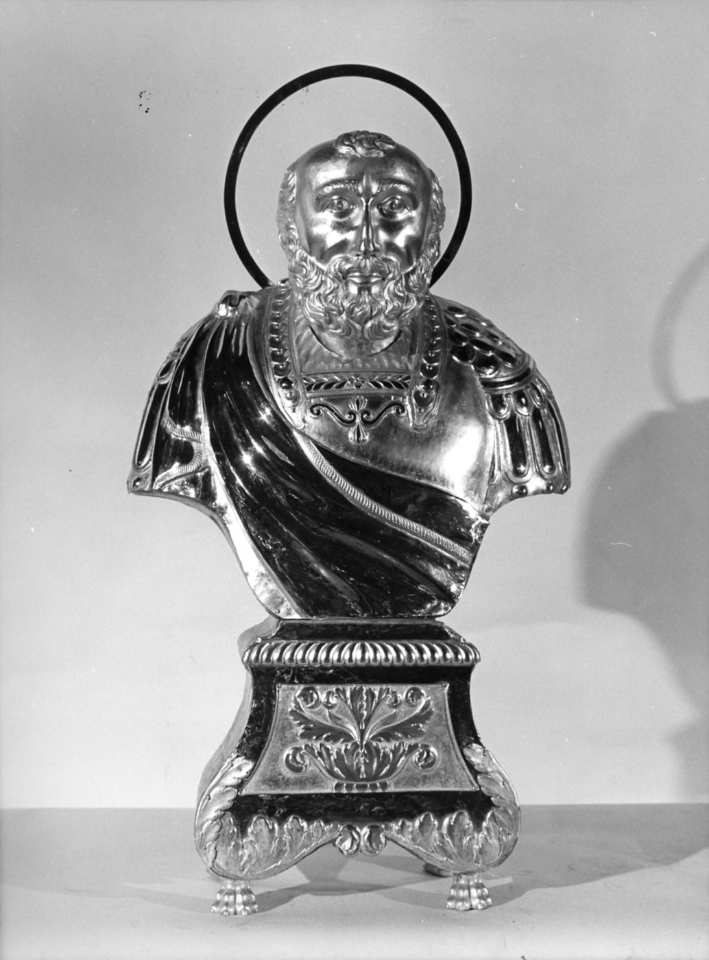 reliquiario - a busto, opera isolata - bottega lombarda (sec. XIX)