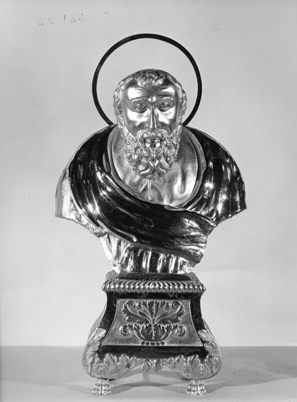 reliquiario - a busto, opera isolata - bottega lombarda (sec. XIX)