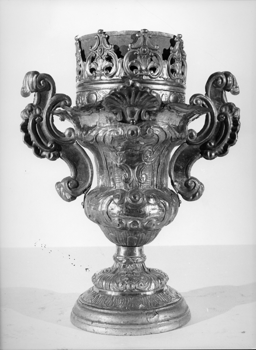 vaso d'altare, serie - bottega lombarda (sec. XVIII)