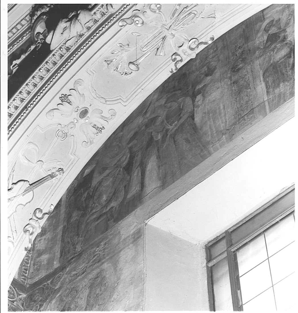 Sposalizio di Maria Vergine (dipinto murale, elemento d'insieme) di De Magistris Sigismondo (sec. XVI)