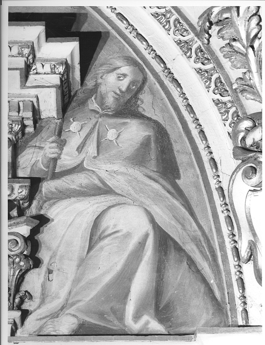 San Giacomo il Maggiore (dipinto murale, elemento d'insieme) di Della Rovere Giovanni Mauro detto Fiamminghino (sec. XVII)