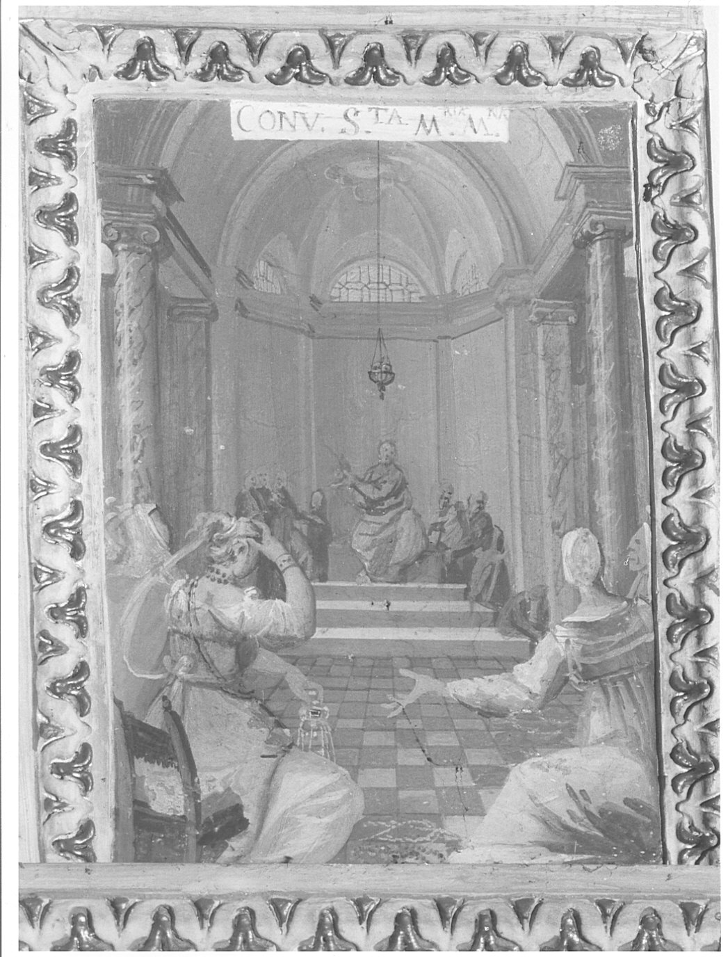 Santa Maria Maddalena (dipinto murale, elemento d'insieme) - ambito lombardo (seconda metà sec. XVII)