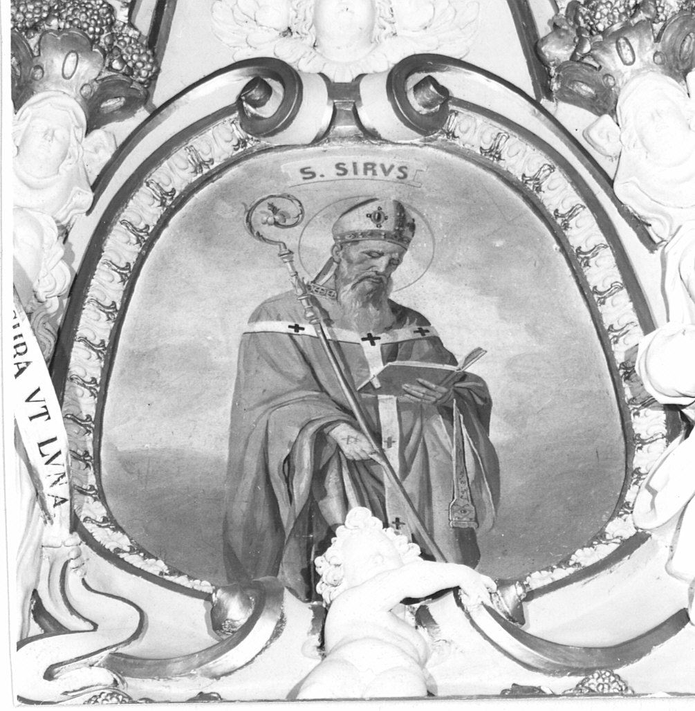 S. Siro, San Siro (decorazione pittorica, elemento d'insieme) di Mosello C (attribuito) (sec. XIX)