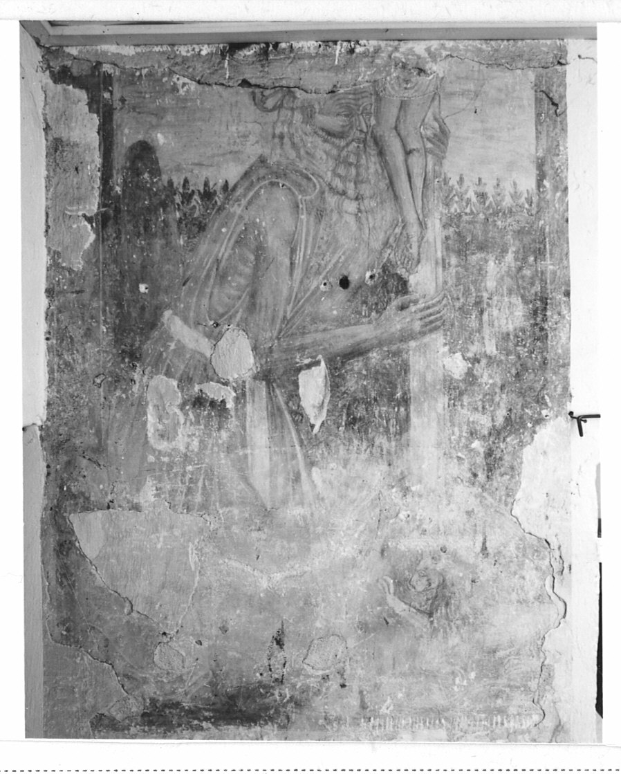 San Girolamo, San Girolamo (dipinto murale) - ambito lombardo (prima metà sec. XV)