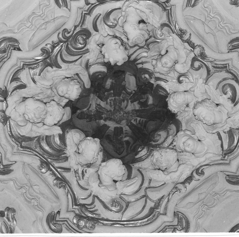 cherubini (decorazione plastica, elemento d'insieme) - bottega lombarda (sec. XVIII)