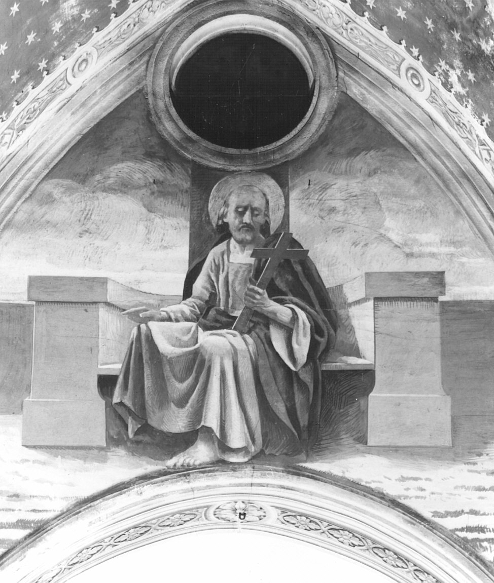 L'Apostolo San Filippo, San Filippo Apostolo (dipinto murale) di Bialetti Ferdinando (sec. XX)