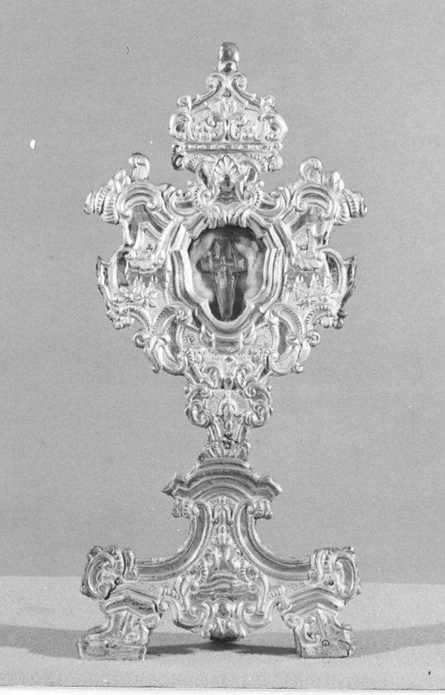 reliquiario - a ostensorio - bottega lombarda (sec. XVIII)