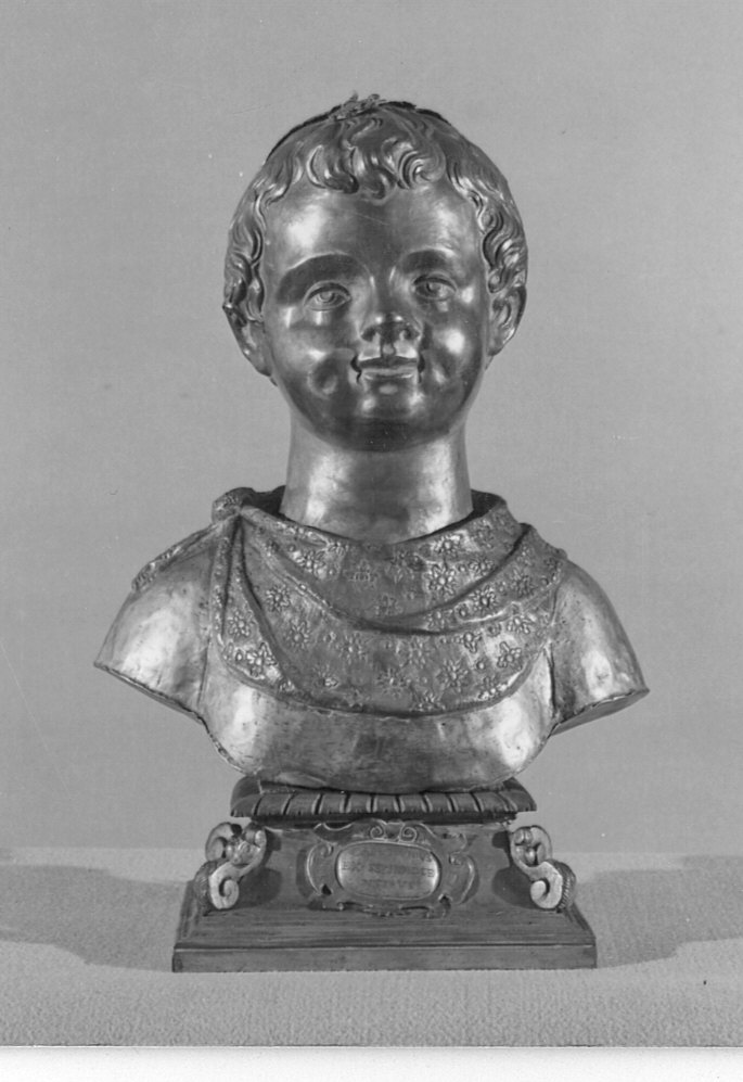 reliquiario - a busto - bottega lombarda (sec. XVII)