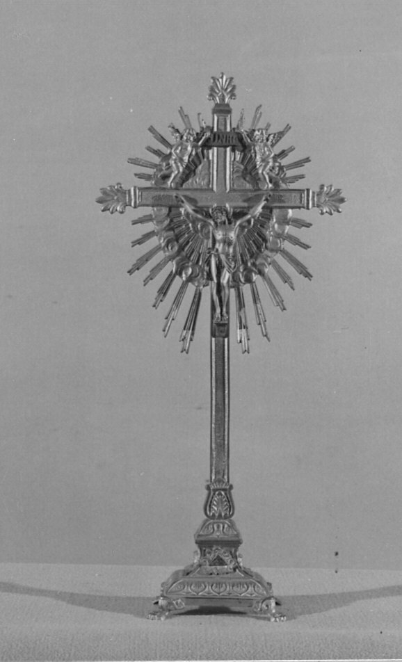 croce d'altare - bottega lombarda (secc. XIX/ XX)