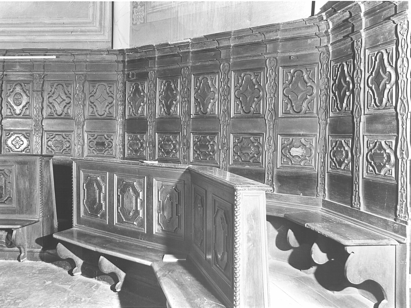 stalli del coro - bottega lombarda (sec. XVIII)