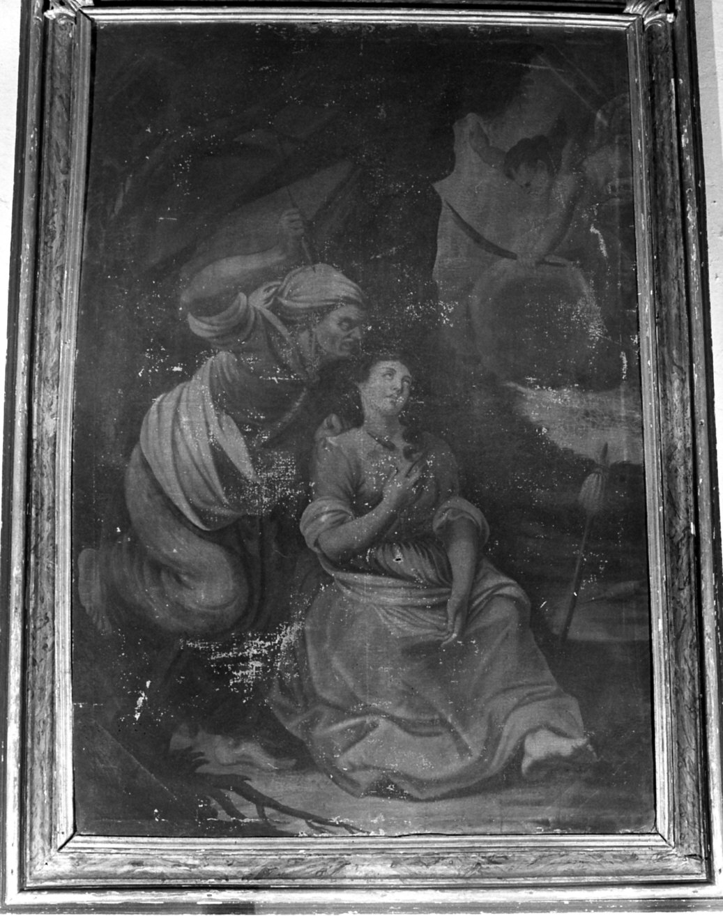 Martirio di una santa (dipinto, opera isolata) - ambito lombardo (sec. XVIII)