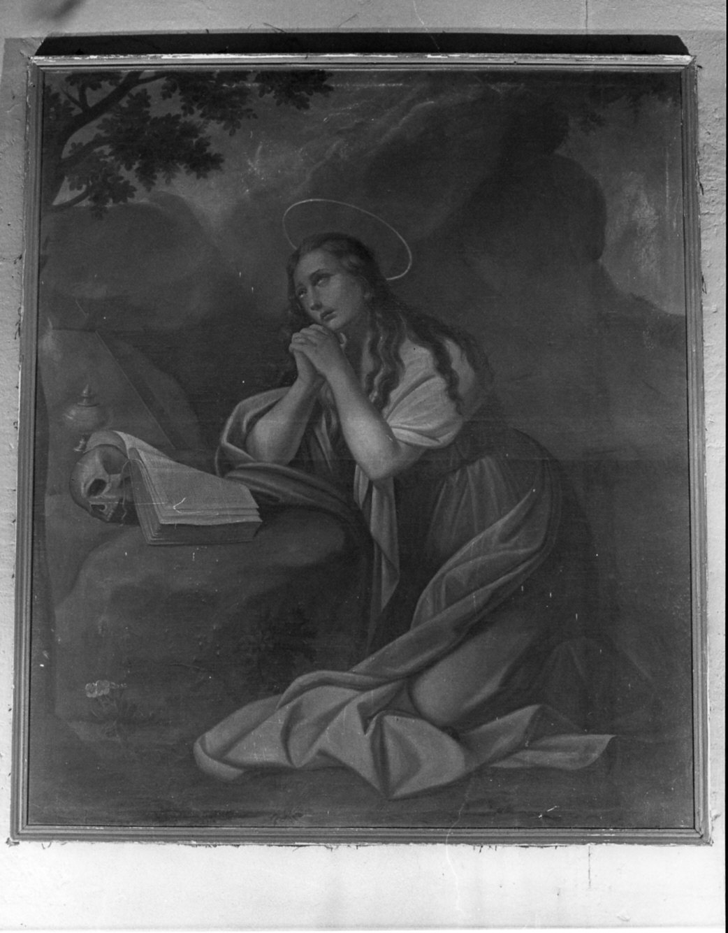 Santa Maria Maddalena penitente (dipinto, opera isolata) - ambito lombardo (seconda metà sec. XIX)