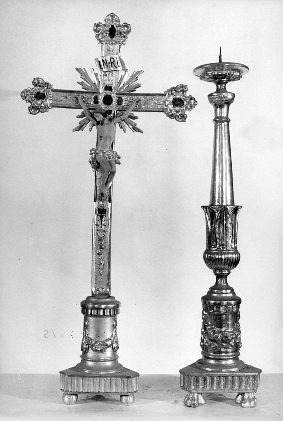 servizio d'altare, insieme - bottega italiana (sec. XIX)