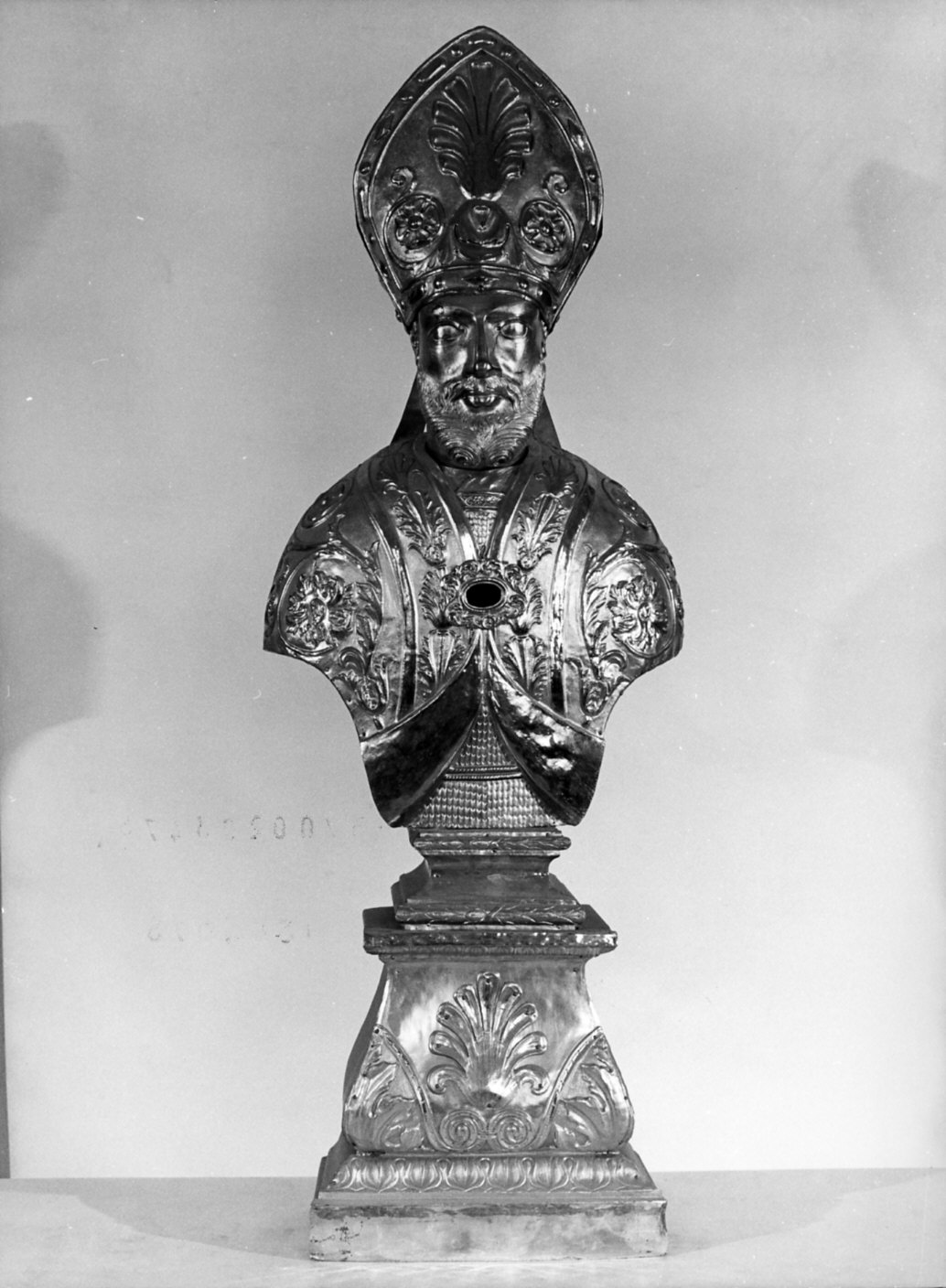 reliquiario - a busto, serie - bottega lombarda (fine/inizio secc. XVIII/ XIX)