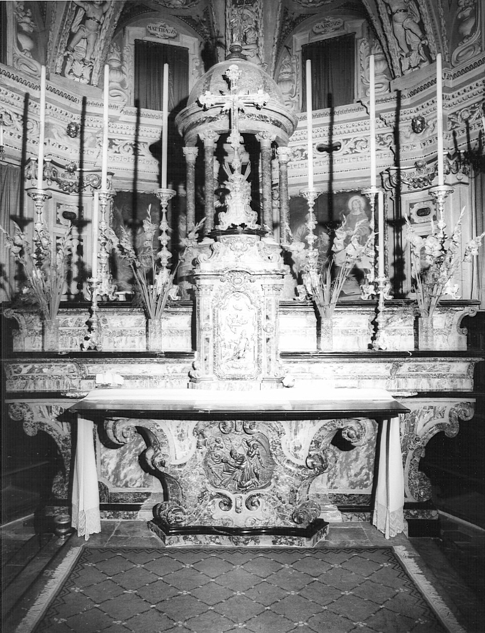 altare maggiore - bottega lombarda (sec. XVIII)