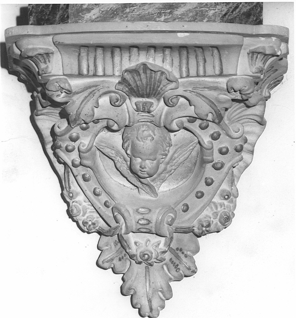 mensola architettonica, elemento d'insieme - bottega lombarda (sec. XVIII)