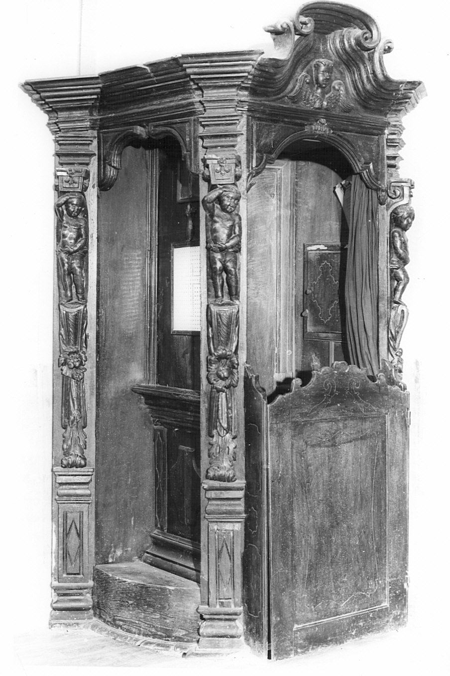 confessionale - bottega lombarda (sec. XVII)