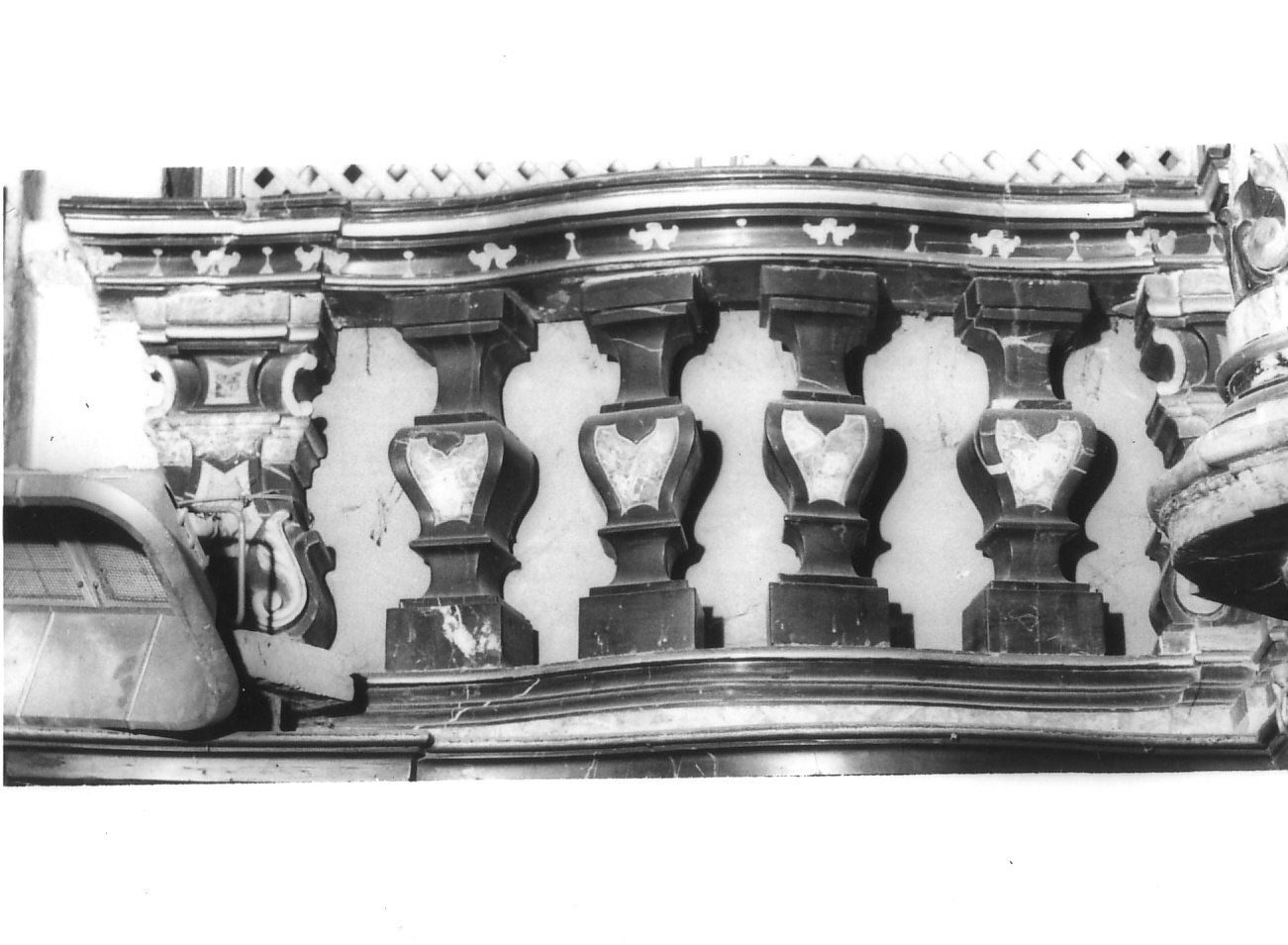 balaustrata - ambito lombardo (sec. XVIII)