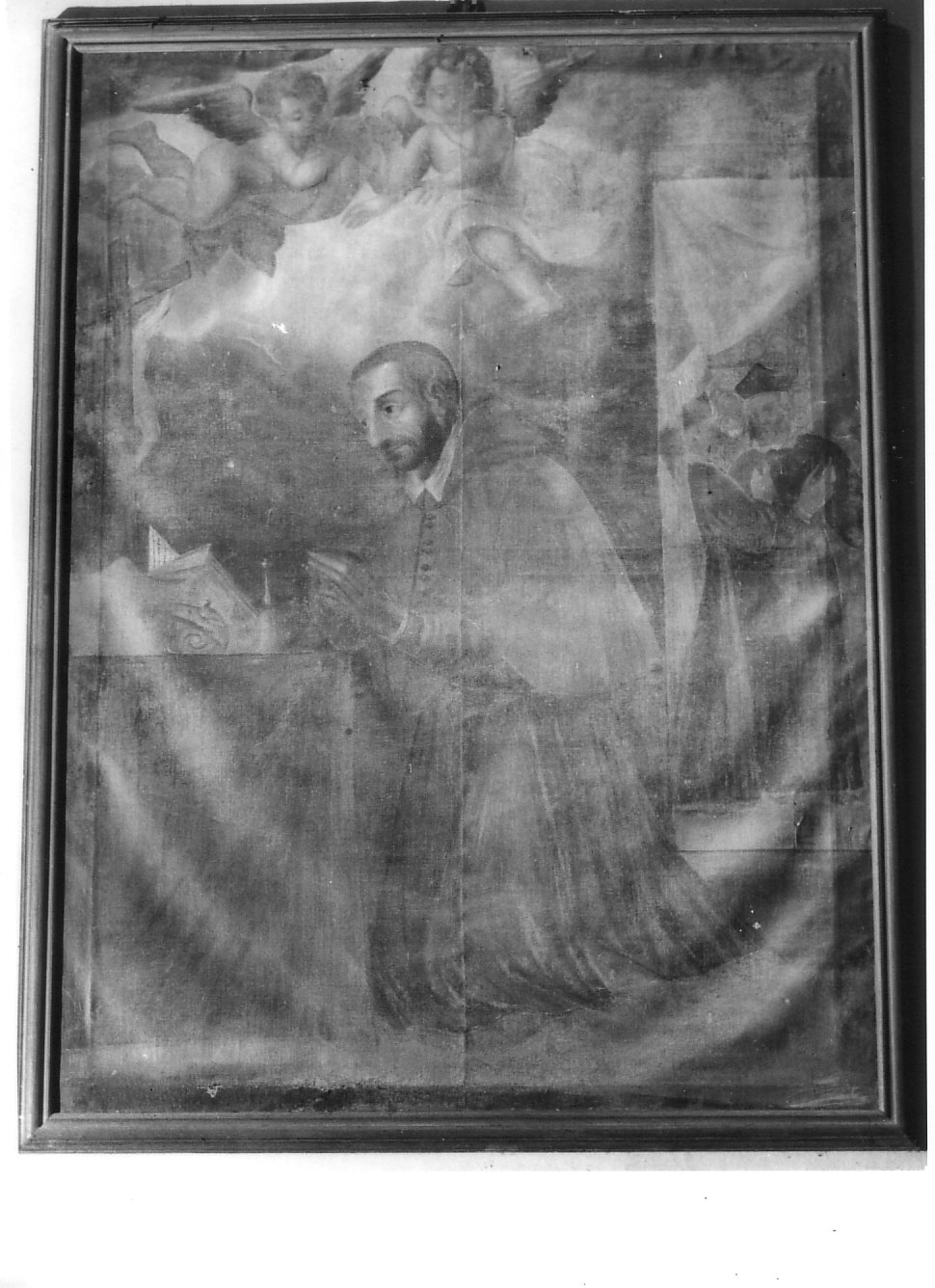 San Carlo Borromeo (dipinto, opera isolata) - ambito lombardo (seconda metà sec. XVIII)