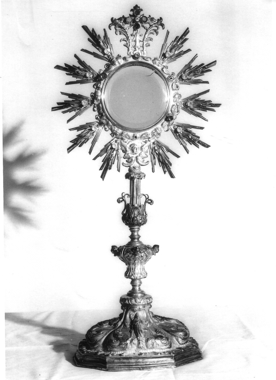 ostensorio, opera isolata - bottega lombarda (sec. XVIII)