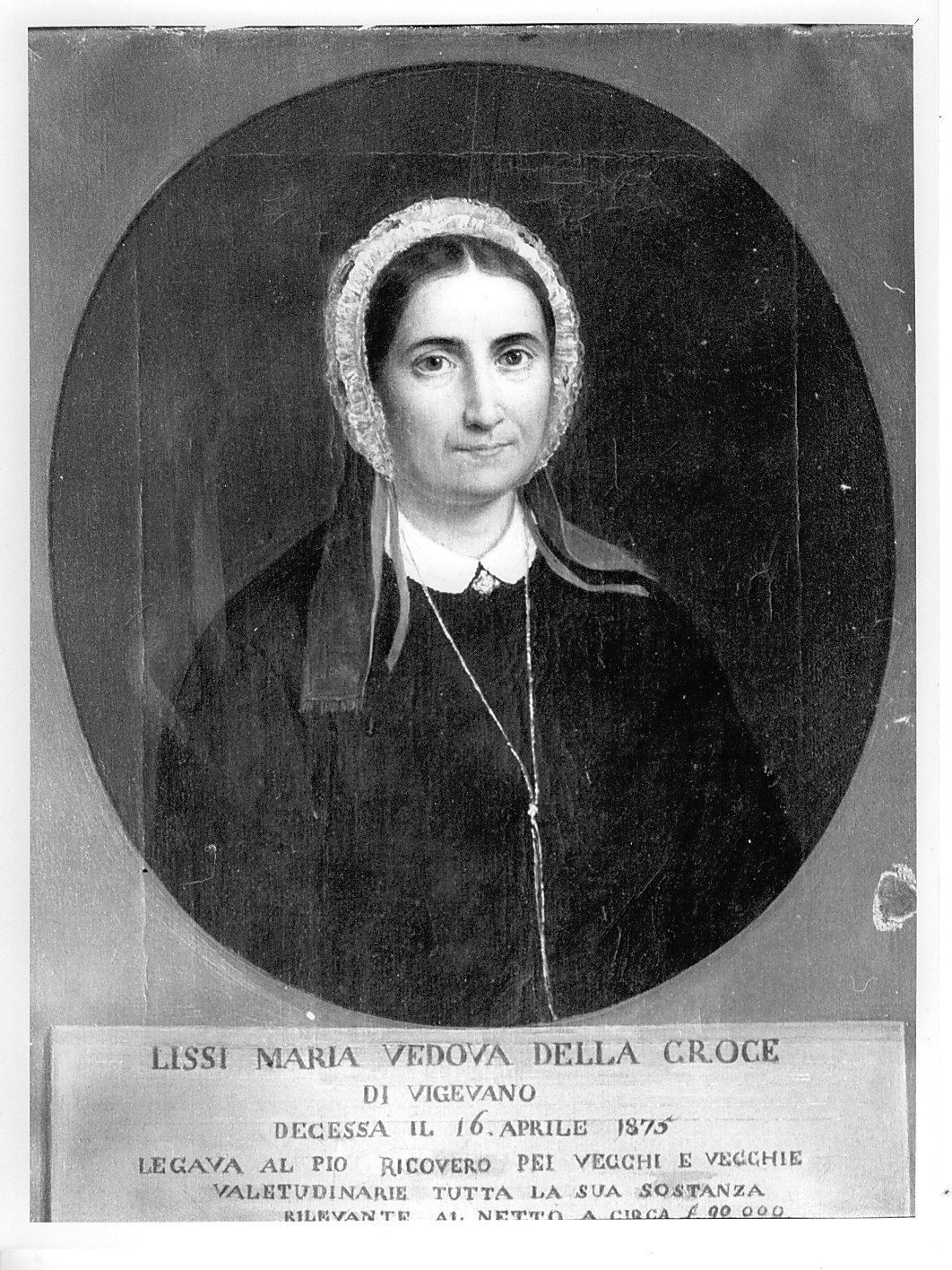 Maria Lissi della Croce (dipinto, opera isolata) di Garberini Giovan Battista (scuola) (seconda metà sec. XIX)