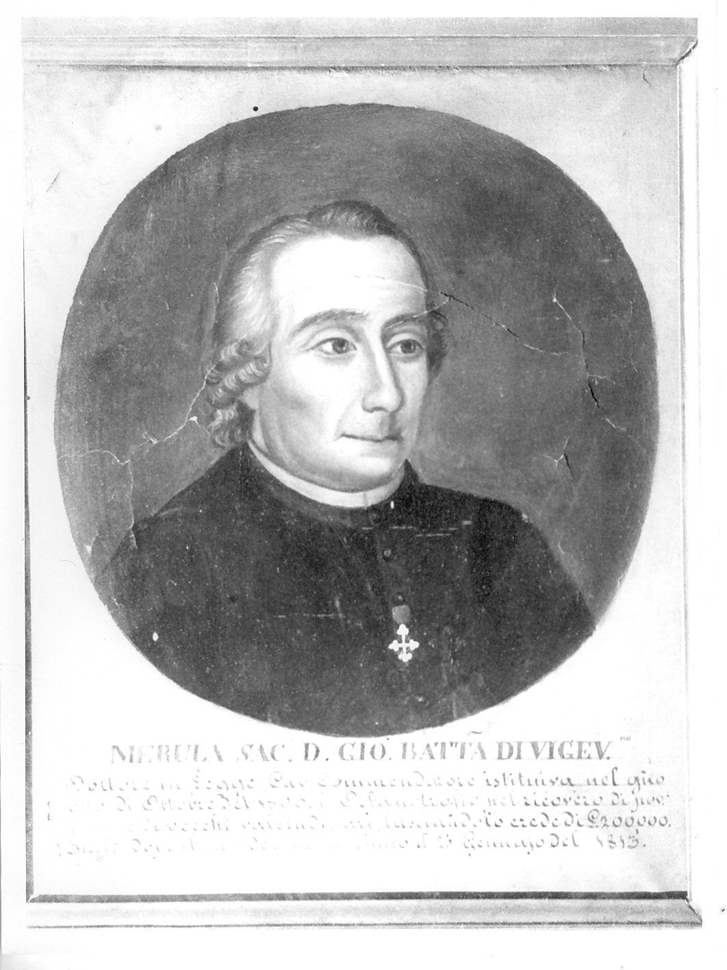 G. Battista Merula (dipinto, opera isolata) - ambito pavese (prima metà sec. XIX)