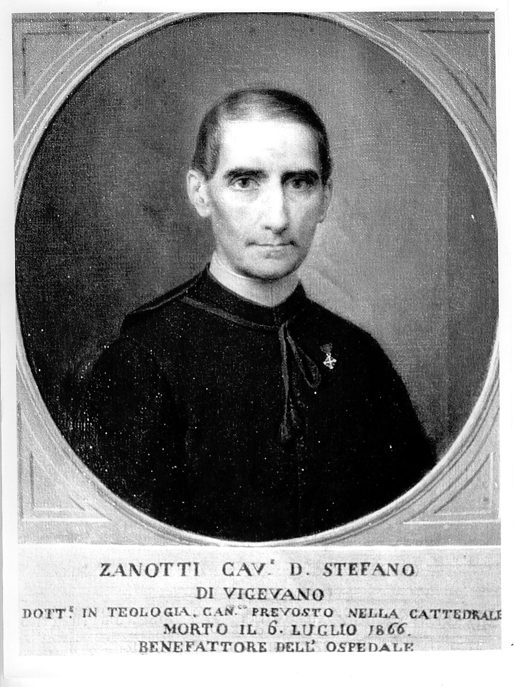 Stefano Zanotti (dipinto, opera isolata) - ambito pavese (sec. XIX)