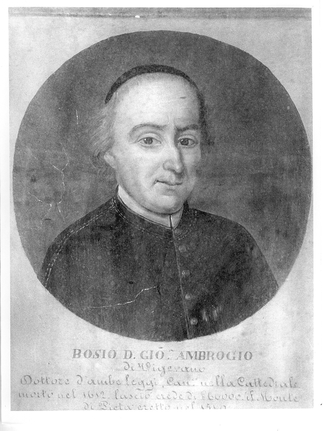 Ambrogio Bosio (dipinto, opera isolata) - ambito pavese (prima metà sec. XIX)