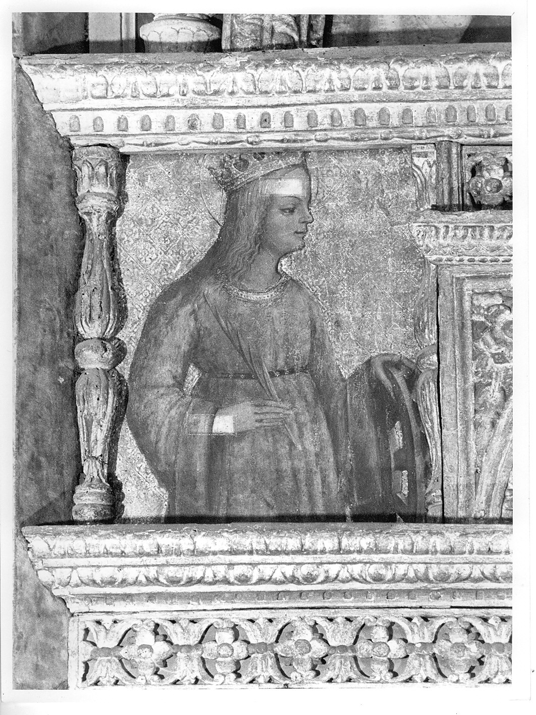 Santa Caterina (dipinto, elemento d'insieme) di Quirico di Giovanni (sec. XVI)