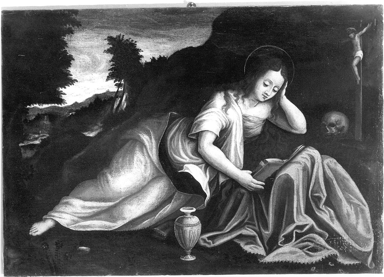 Santa Maria Maddalena (dipinto, opera isolata) di Zocco Camillo (attribuito) (fine sec. XVI)