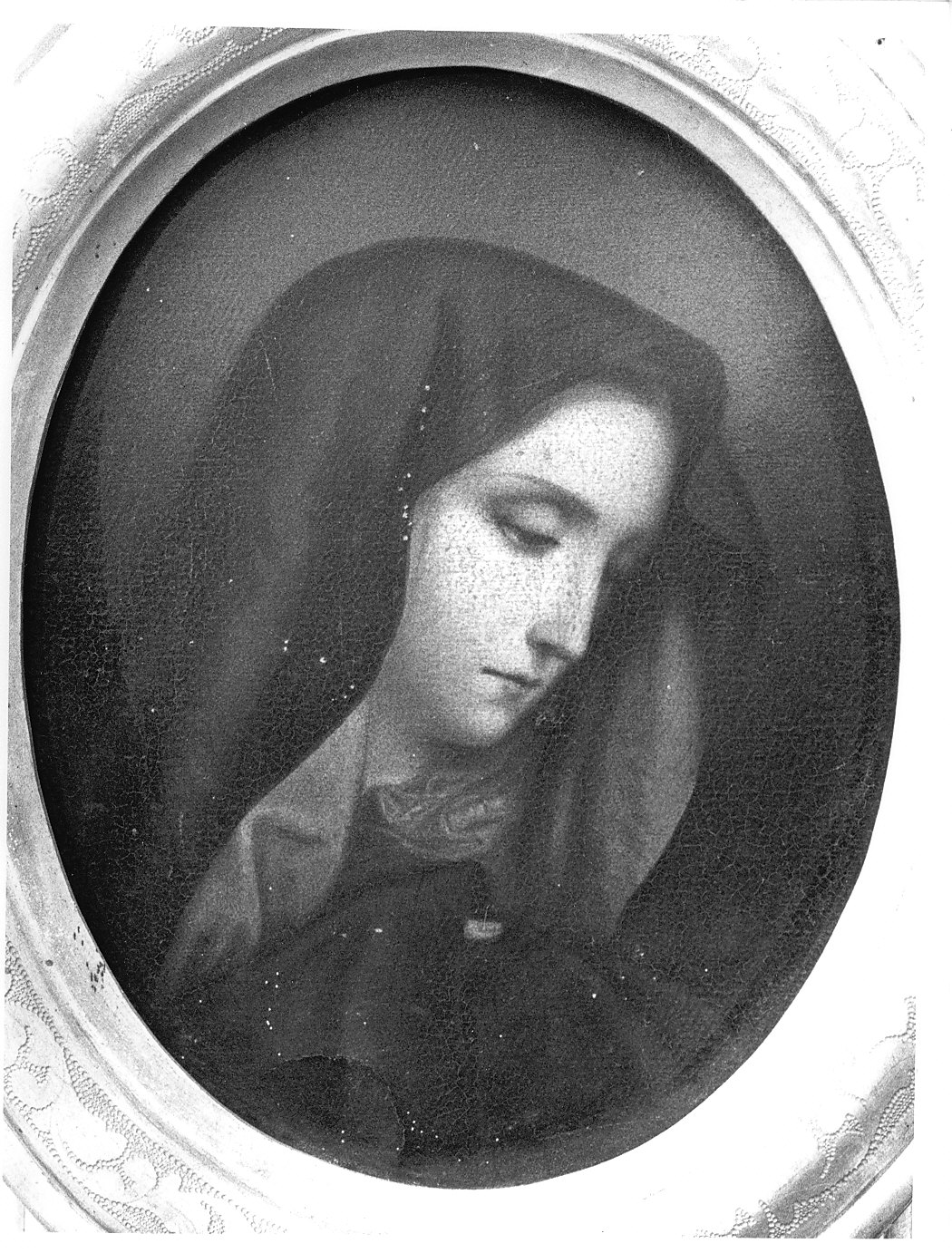 Madonna (dipinto, opera isolata) - ambito pavese (sec. XIX)