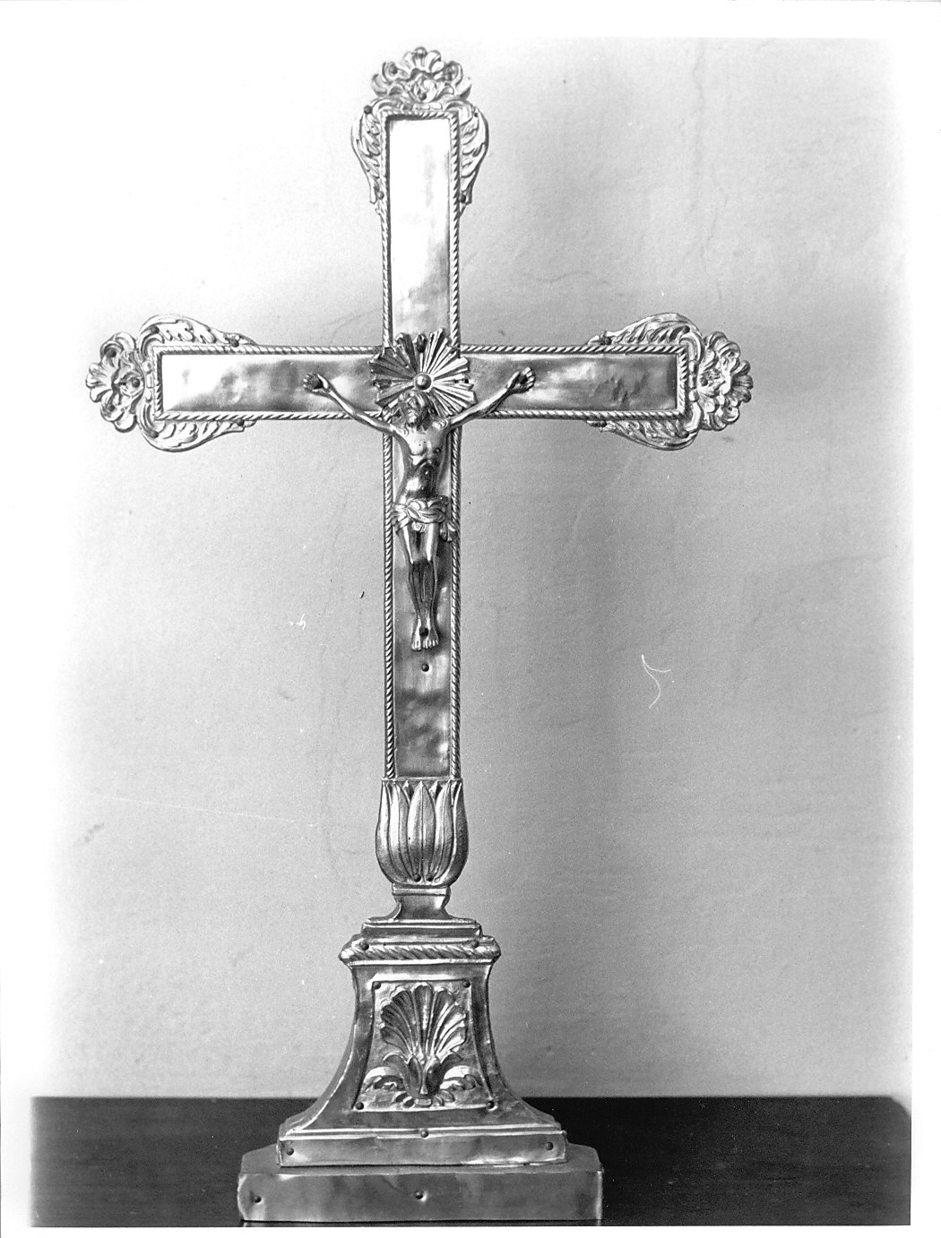 croce d'altare, opera isolata - bottega pavese (fine sec. XVIII)