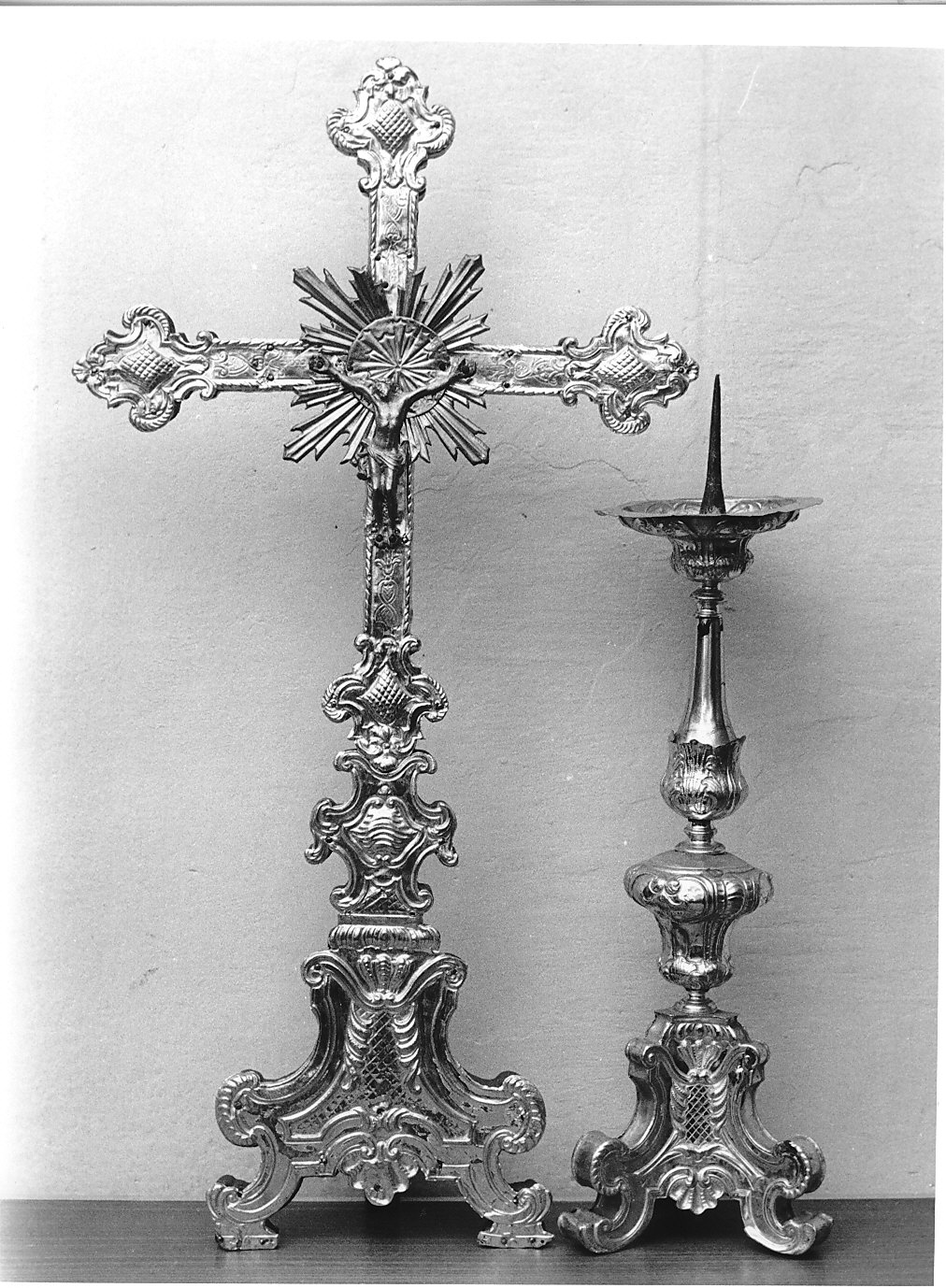 servizio d'altare, insieme - bottega pavese (sec. XVIII)