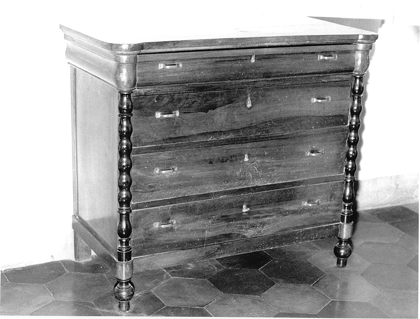 cassettone, serie - bottega lombarda (fine sec. XIX)