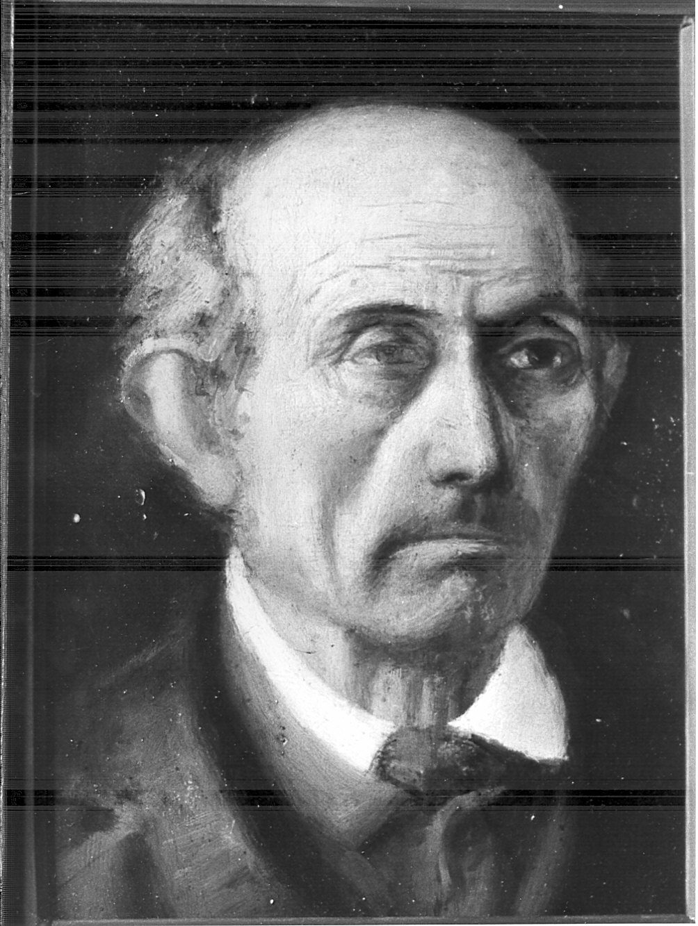 Mio padre, ritratto d'uomo (dipinto) di Ottone Casimiro (attribuito) (sec. XIX)
