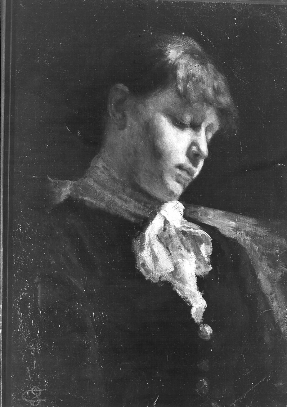 Clelia, ritratto di donna (dipinto) di Ottone Casimiro (attribuito) (ultimo quarto sec. XIX)
