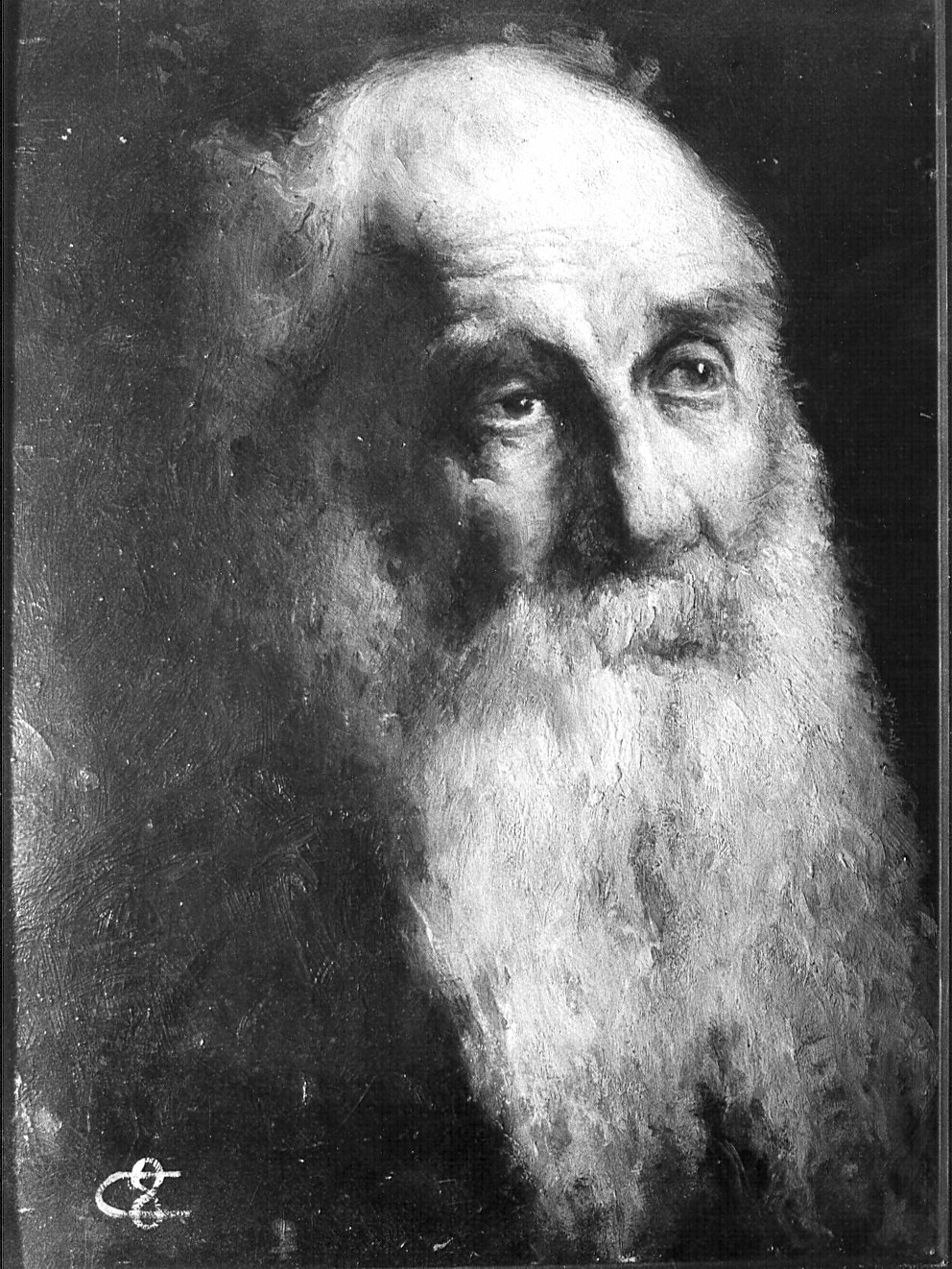 Testa di vecchio: Alessio di Stradella, ritratto d'uomo (dipinto) di Ottone Casimiro (attribuito) (primo quarto sec. XX)