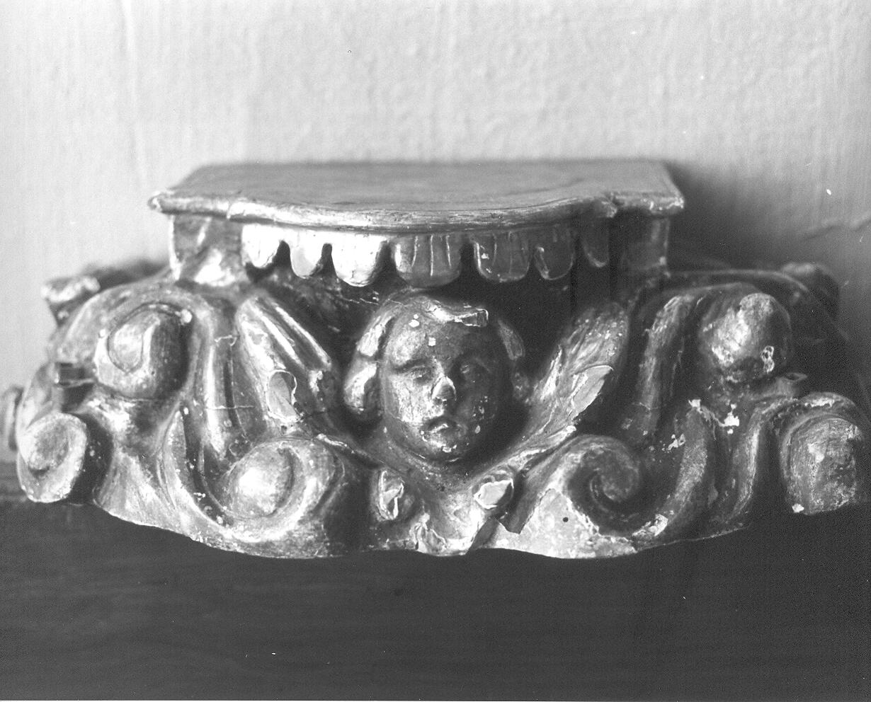 base di tronetto per esposizione eucaristica, opera isolata - bottega lombarda (sec. XVII)