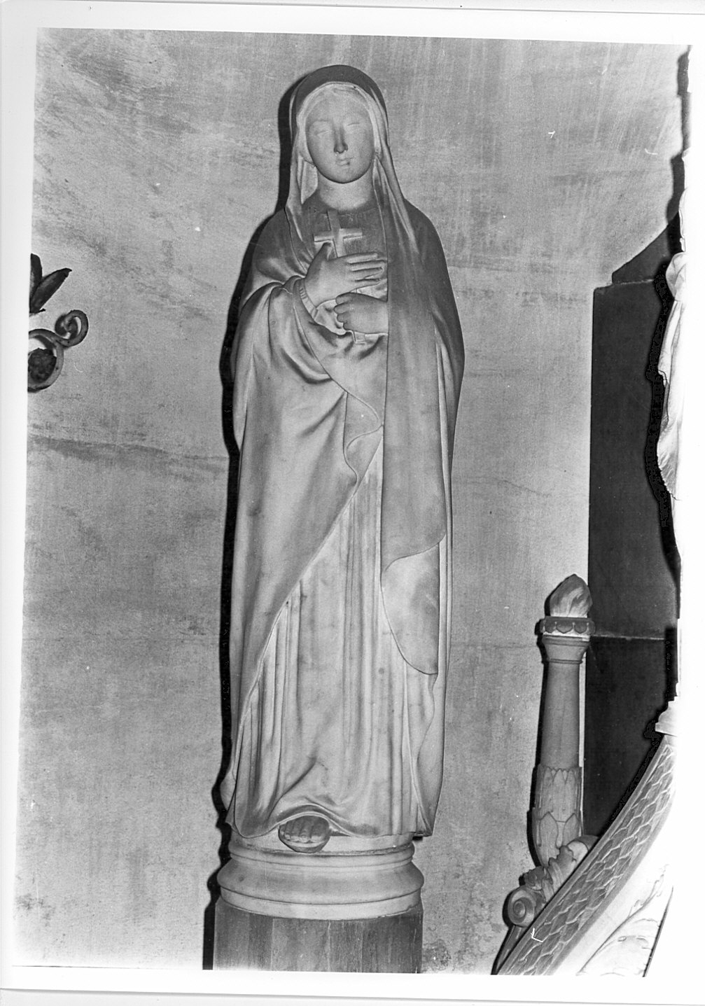 Fede (statua, elemento d'insieme) di Garberini Giovan Battista (sec. XIX, sec. XIX)