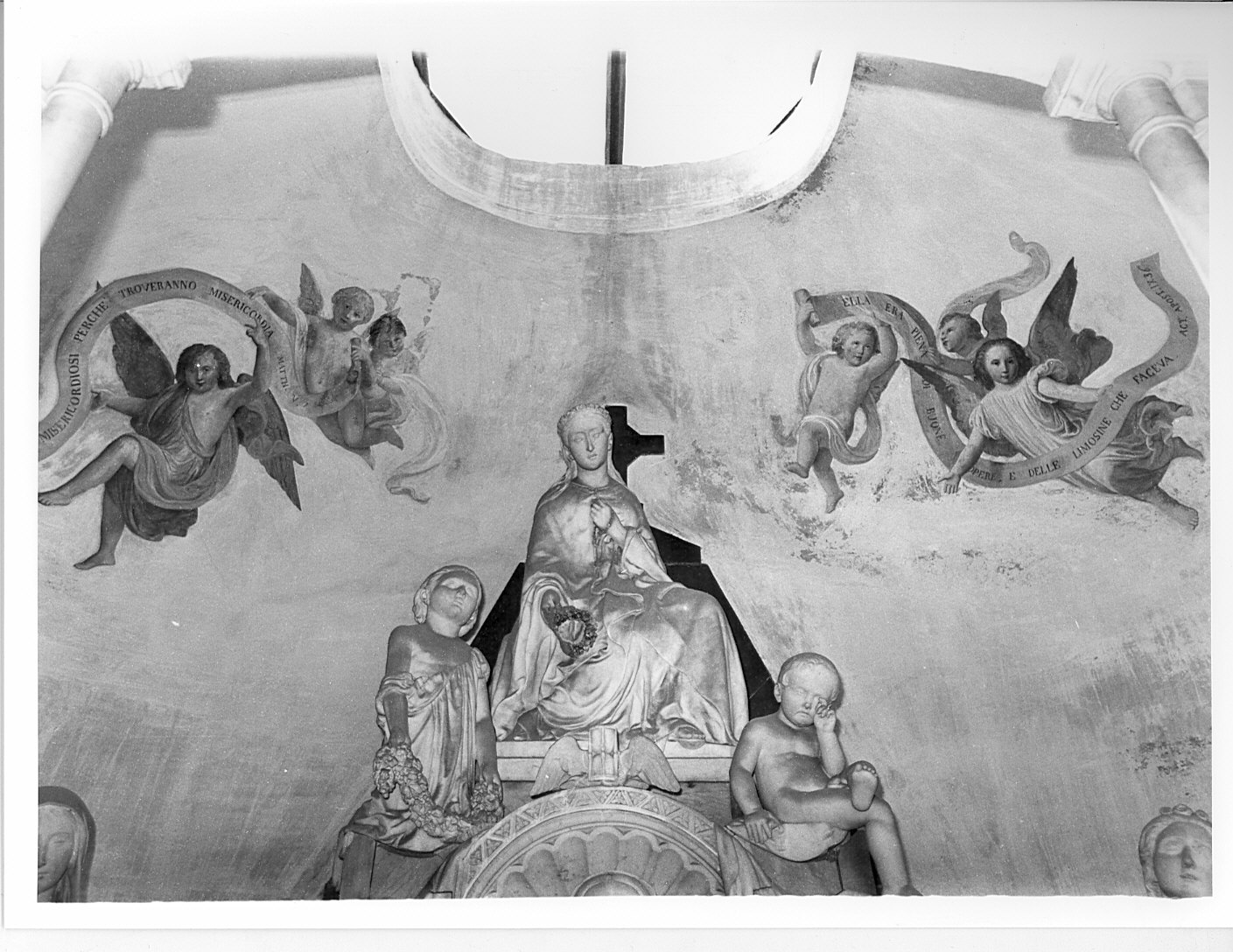 angeli (dipinto murale) di Garberini Giovan Battista (sec. XIX)