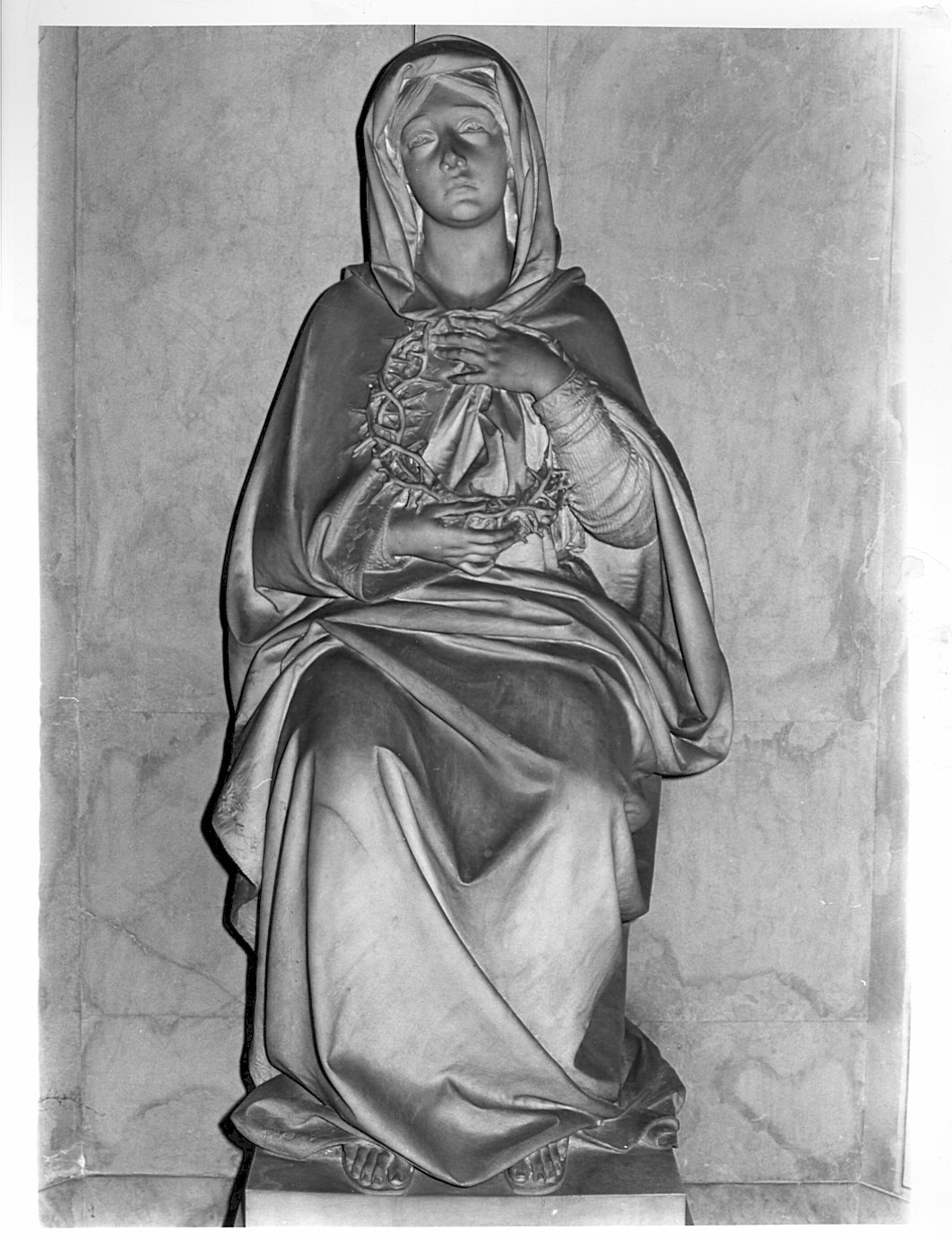 Madonna Addolorata (statua) di Barzaghi Francesco (sec. XIX)