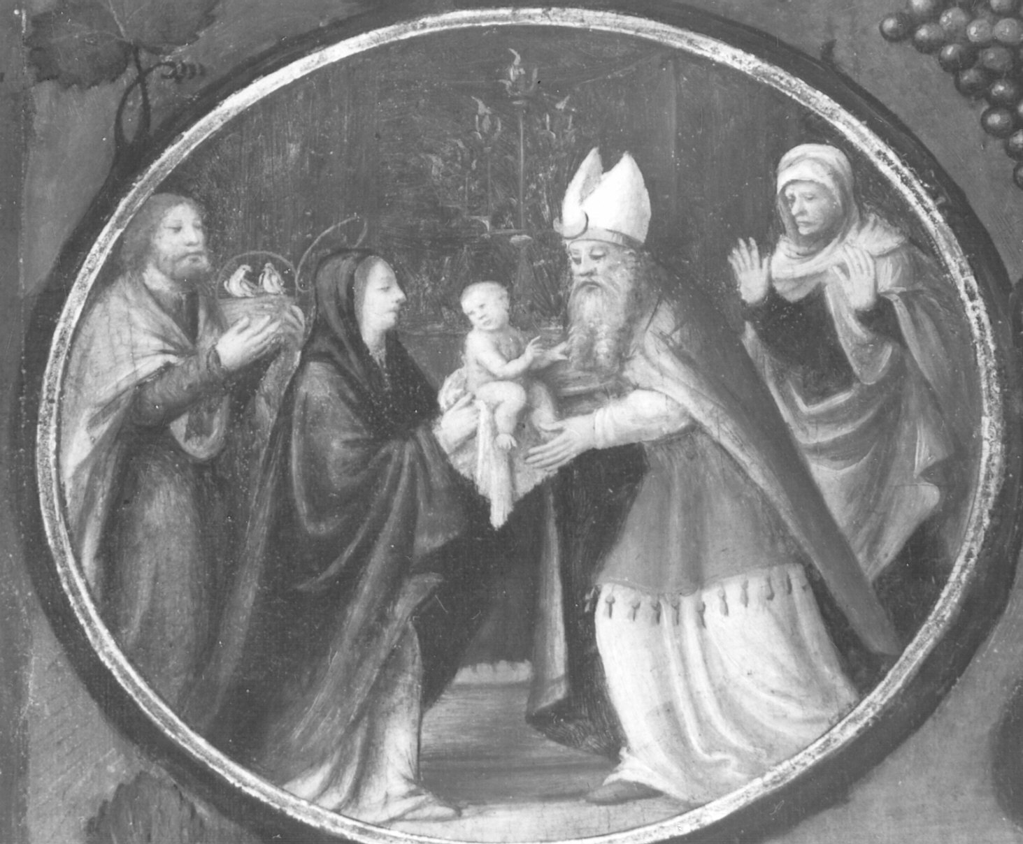 presentazione di Gesù al tempio (dipinto, elemento d'insieme) - ambito lombardo (sec. XVI)