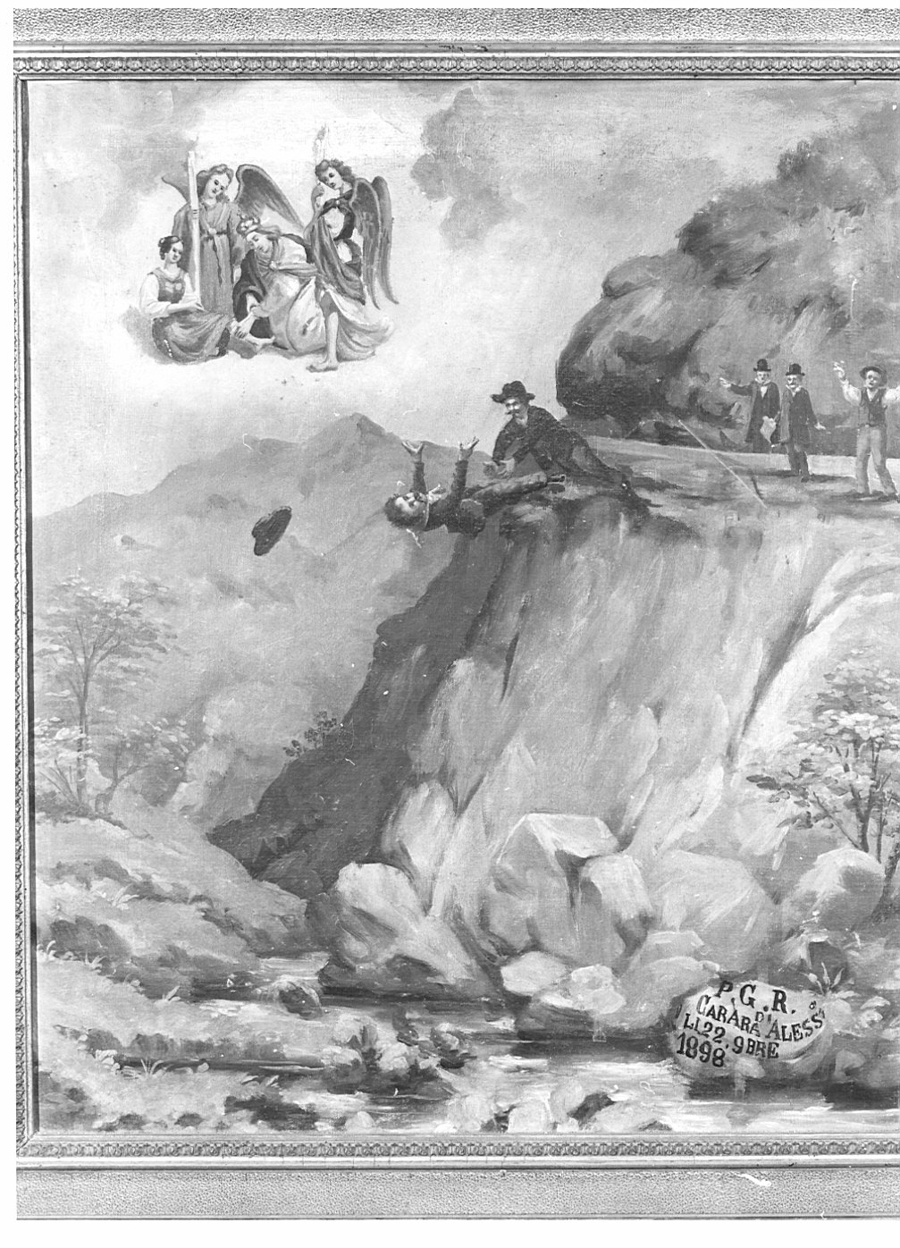 ex voto (dipinto) - ambito lombardo (sec. XIX)