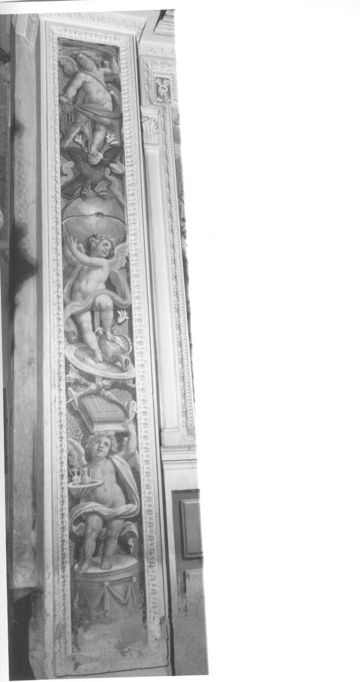 angeli (dipinto, elemento d'insieme) di Della Rovere Giovanni Mauro detto Fiamminghino (attribuito) (sec. XVII)