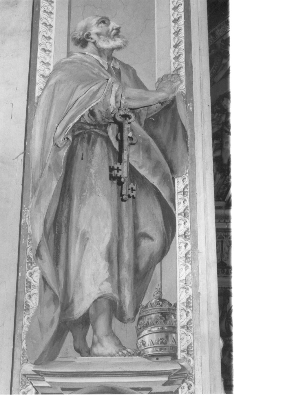 San Pietro (dipinto, elemento d'insieme) di Valdani Alessandro (attribuito) (sec. XVIII)
