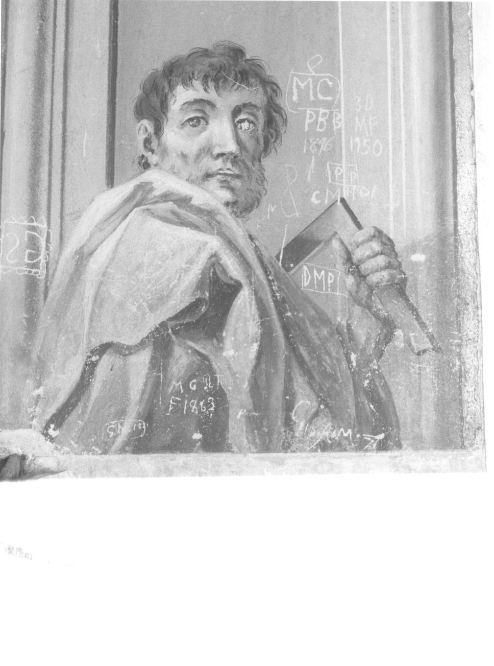Santo (?) (dipinto, elemento d'insieme) di Valdani Alessandro (attribuito) (sec. XVIII)
