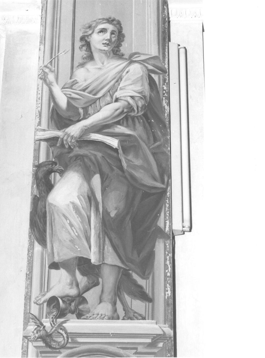 San Giovanni Evangelista (dipinto, elemento d'insieme) di Valdani Alessandro (attribuito) (sec. XVIII)