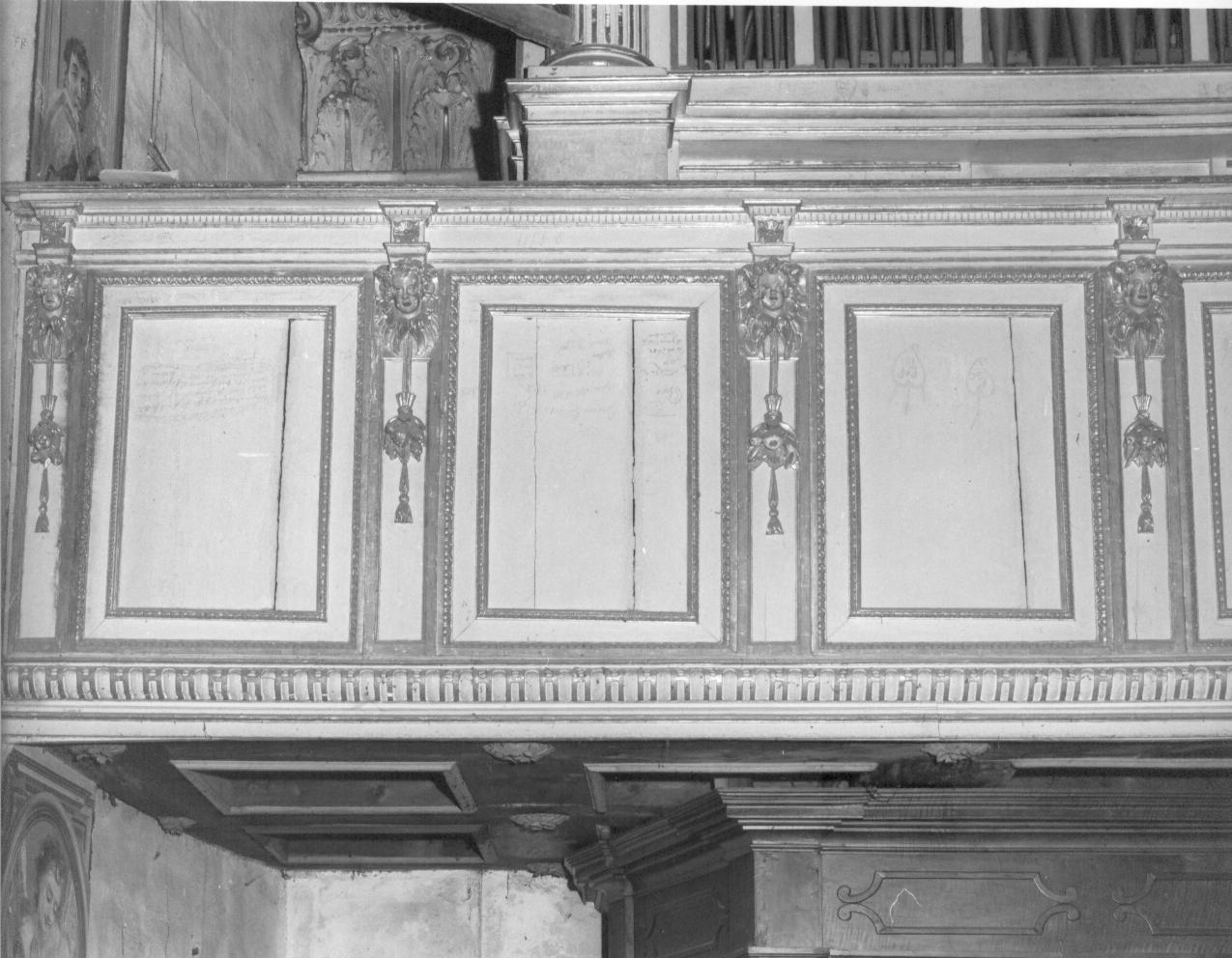 cantoria, opera isolata - bottega lombarda (prima metà sec. XVII)