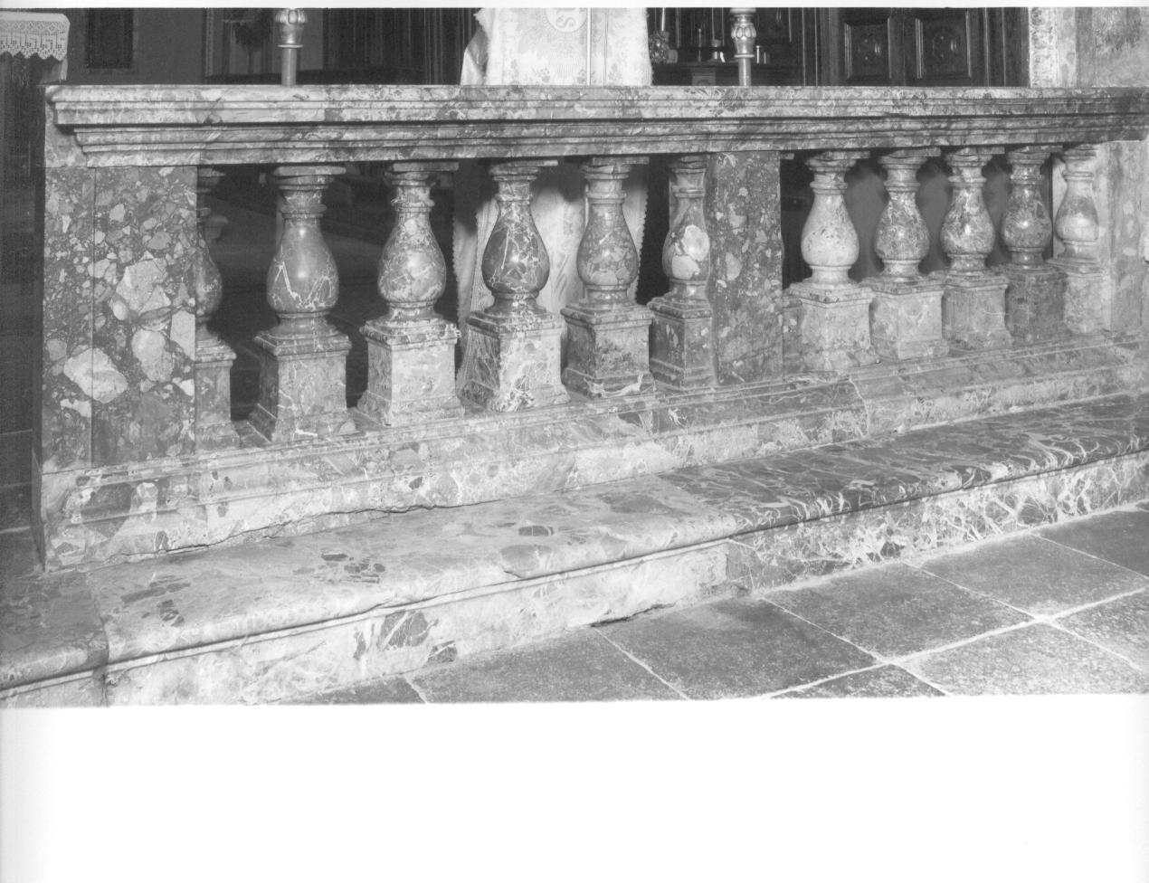 balaustrata - bottega lombarda (sec. XVII)